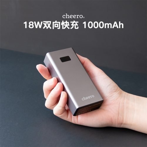 cheero Power Plus 5 10000mAh with Power Delivery 18W (Metallic)