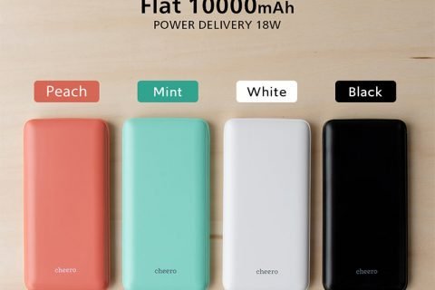 cheero Flat轻薄充电宝10000毫安PD18W快充移动电源