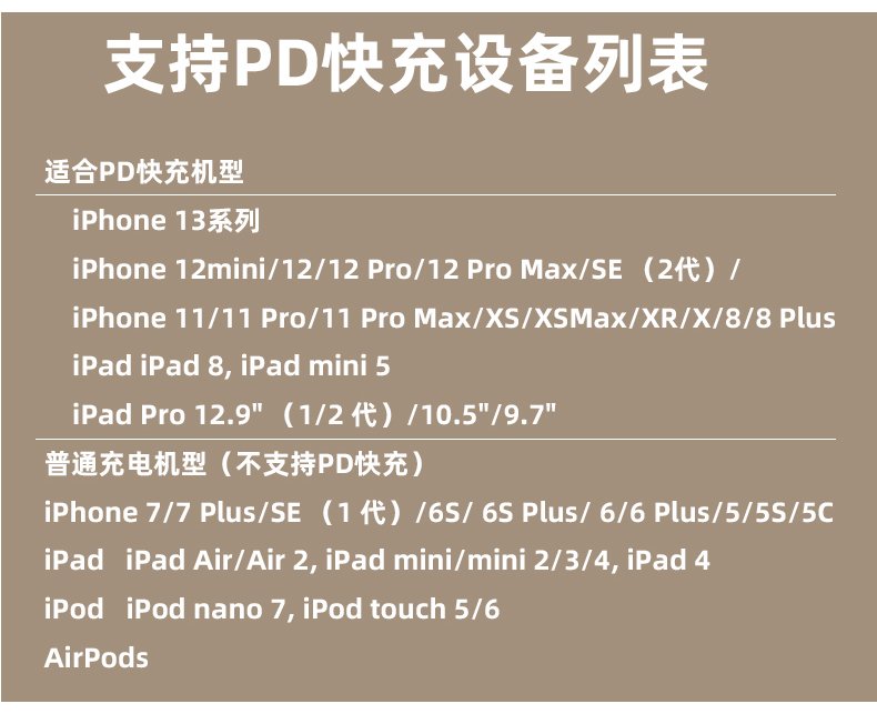cheero 阿楞数据线 PD快充 MFI认证