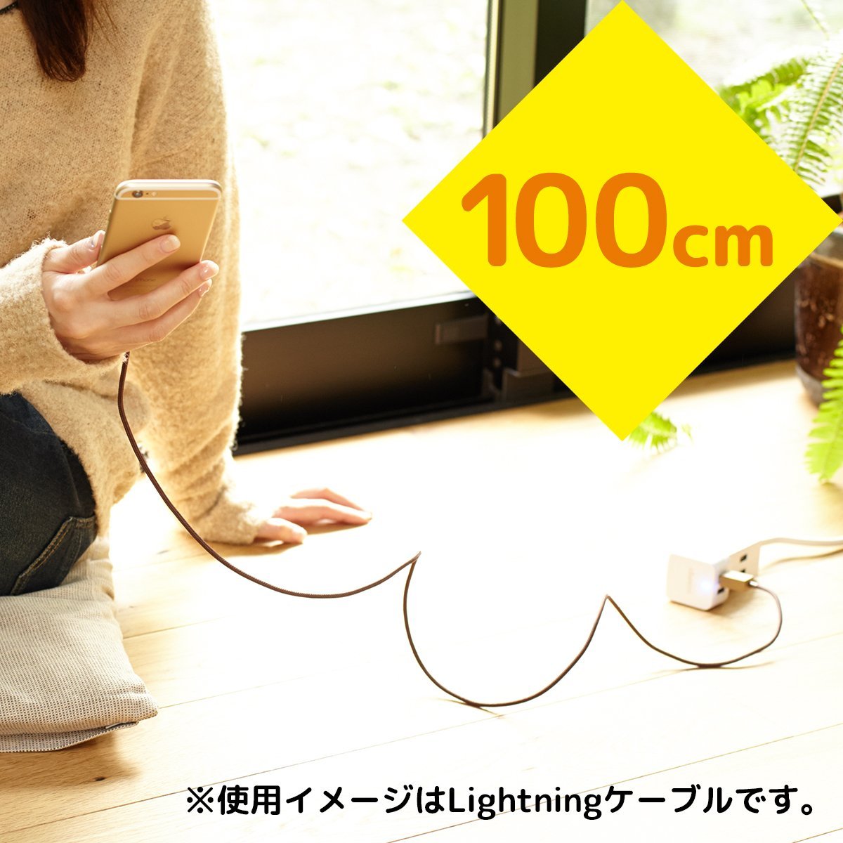 Cheero iPhoneX苹果手机数据线 Lightning数据线 MFI认证快充线